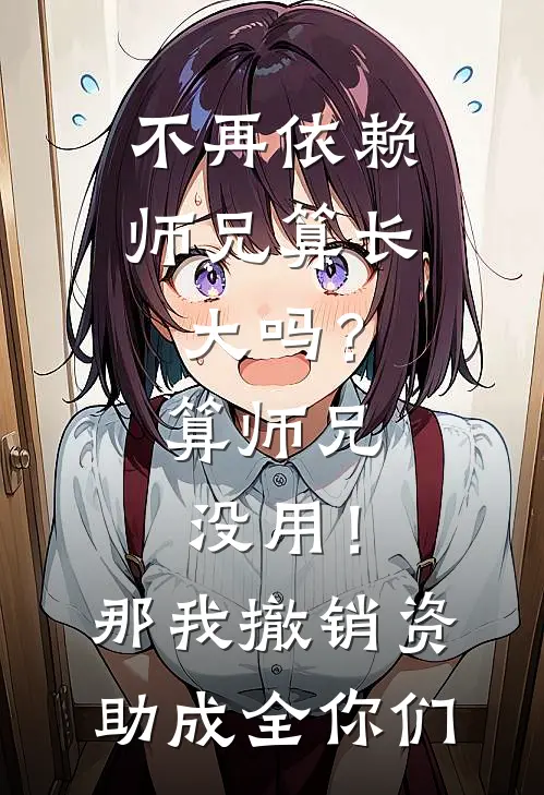 不再依赖师兄算长大吗？算师兄没用！那我撤销资助成全你们