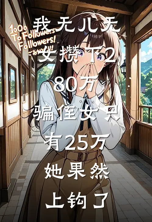 我无儿无女攒下280万，骗侄女只有25万，她果然上钩了