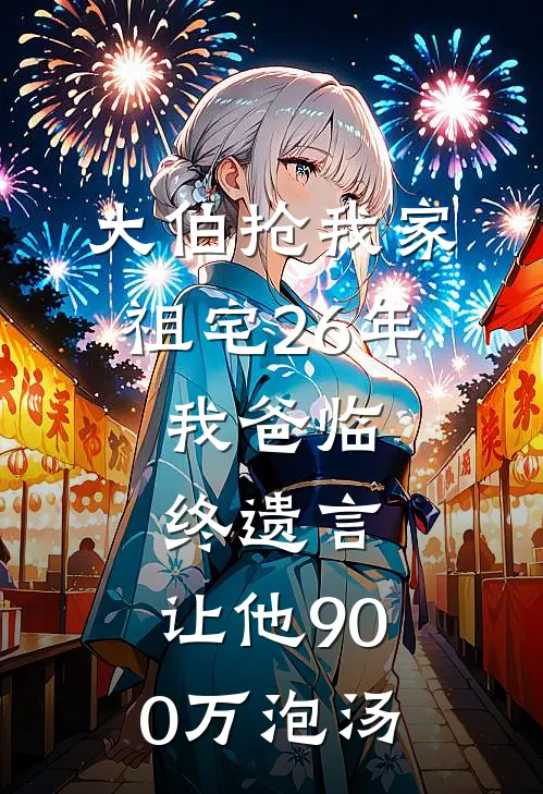 大伯抢我家祖宅26年，我爸临终遗言，让他900万泡汤