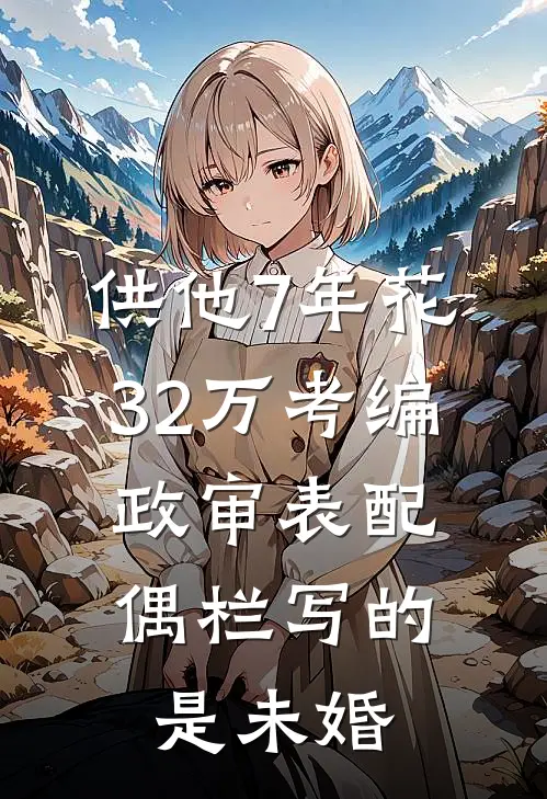 供他7年花32万考编，政审表配偶栏写的是未婚