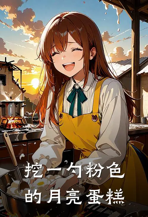 挖一勺粉色的月亮蛋糕