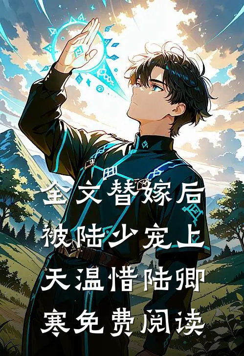 全文替嫁后被陆少宠上天温惜陆卿寒免费阅读